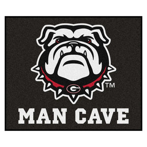 University of Georgia Bulldog Man Cave Tailgater Mat - 59.5’’ x 94.5’’ - College Tailgater Mat