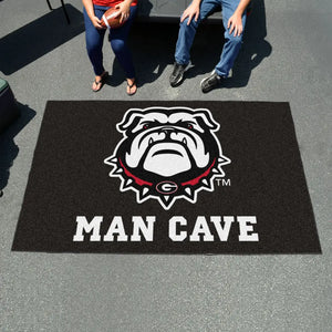 University of Georgia Bulldog Man Cave Ulti-Mat - 59.5’’ x 94.5’’ - College Ulti-Mat