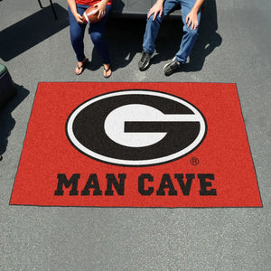 University of Georgia Man Cave Ulti-Mat - 59.5’’ x 94.5’’ - College Ulti-Mat