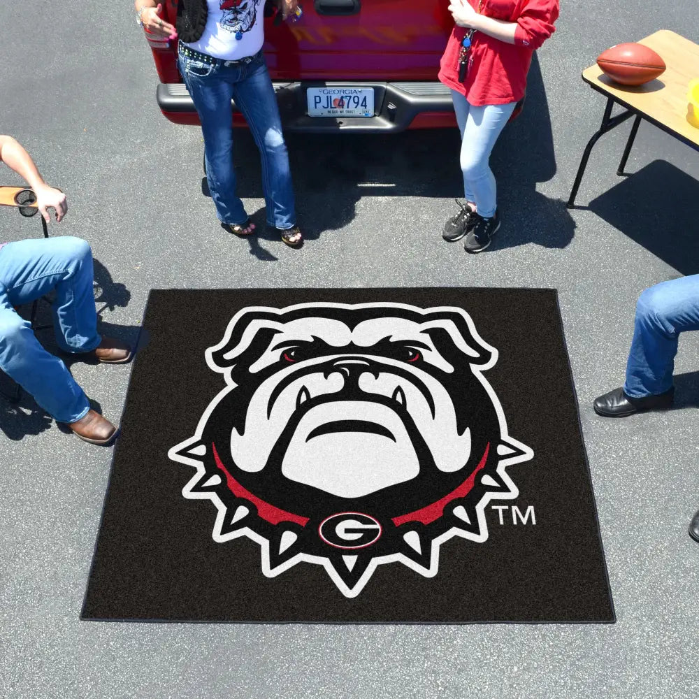 University of Georgia Mascot Tailgater Mat - 59.5’’ x 94.5’’ - College Tailgater Mat