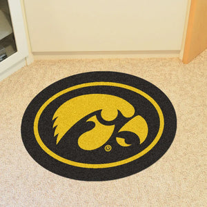 University of Iowa Mascot Mat - 39.5’’ x 30’’ - College Mascot Matt