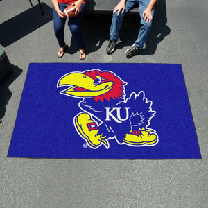 University of Kansas Ulti-Mat  College Ulti-Mat - Fan Rugs