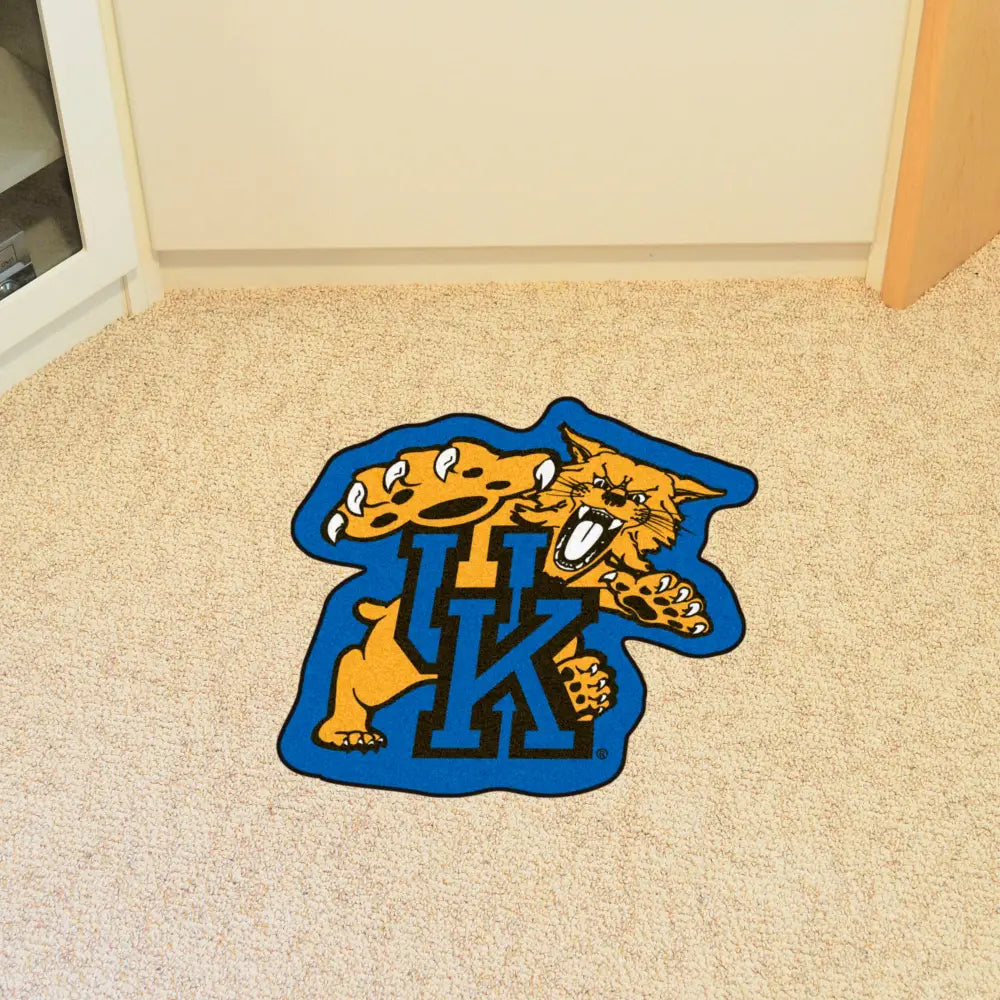 University of Kentucky Mascot Mat - 30.3’’ x 30’’ - College Mascot Matt