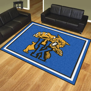 University of Kentucky Mascot Plush Rug  College Area Rug - Fan Rugs