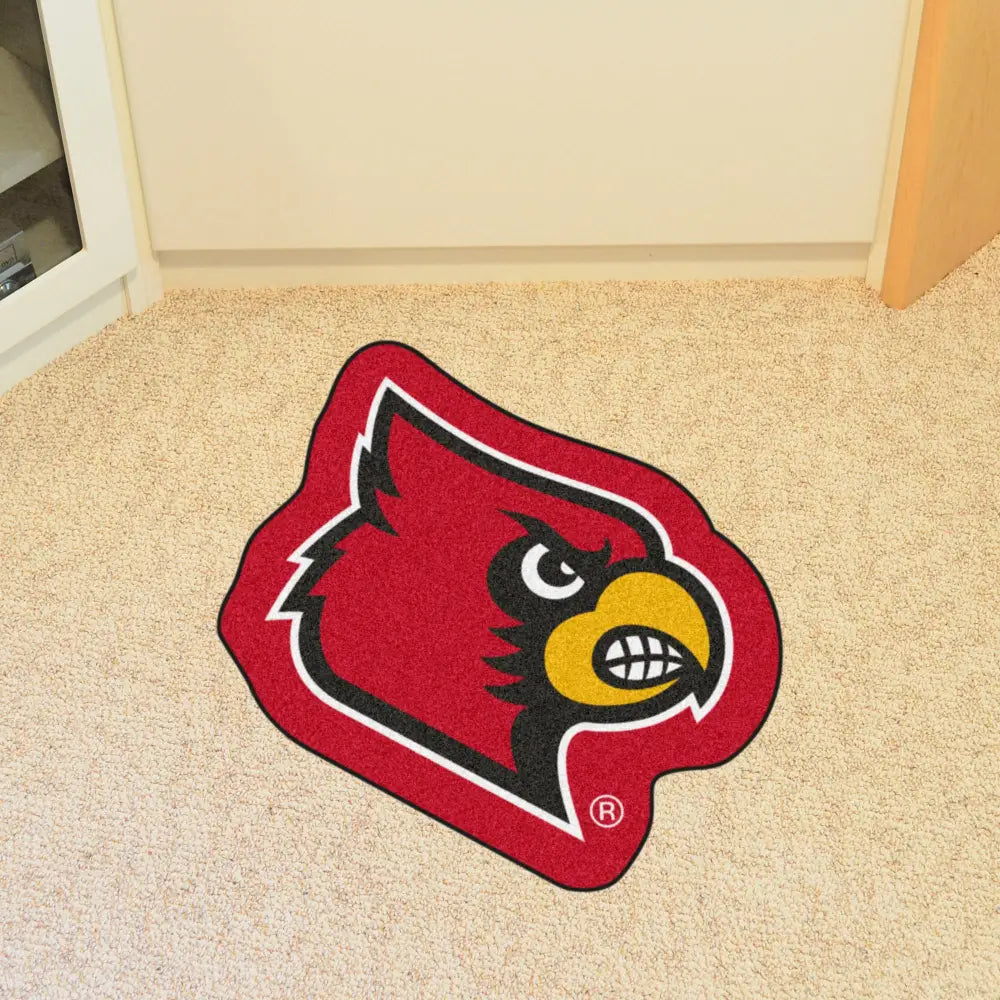 University of Louisville Mascot Mat - 30’’ x 32.6’’ - College Mascot Matt