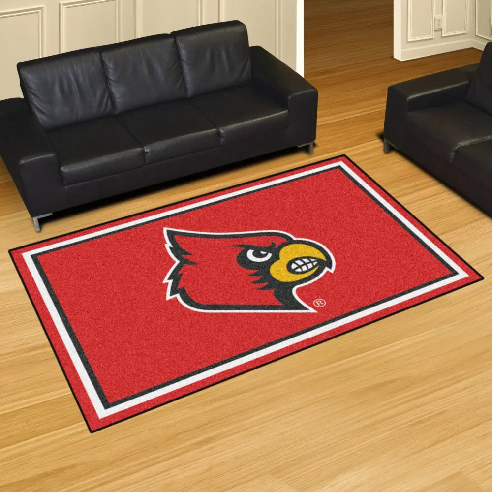 University of Louisville Plush Rug - College Area Rug