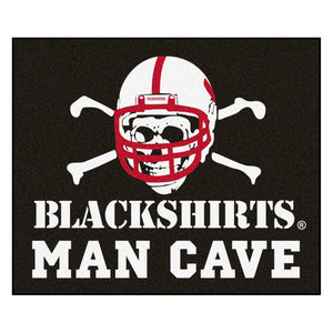 University of Nebraska ’Blackshirts’ Man Cave Tailgater Mat - 59.5’’ x 94.5’’ - College Tailgater Mat