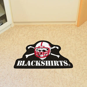 University of Nebraska ’Blackshirts’ Mascot Mat - 40’’ x 26.9’’ - College Mascot Matt