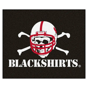 University of Nebraska Blackshirts Tailgater Mat  College Tailgater Mat - Fan Rugs