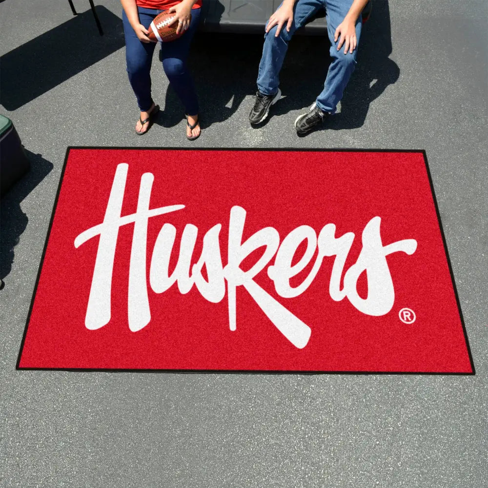 University of Nebraska Huskers Ulti-Mat  College Ulti-Mat - Fan Rugs