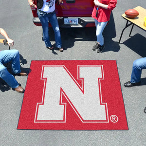 University of Nebraska Tailgater Mat  College Tailgater Mat - Fan Rugs