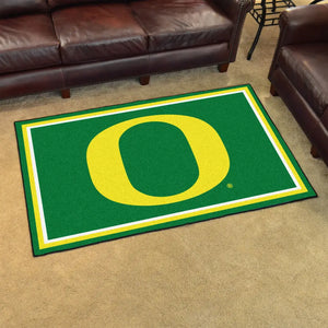 University of Oregon Plush Rug  College Area Rug - Fan Rugs