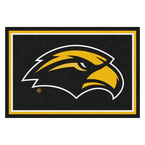 University of Southern Mississippi Plush Rug  College Area Rug - Fan Rugs