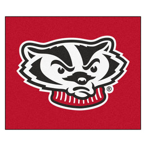 University of Wisconsin Mascot Tailgater Mat - 59.5’’ x 94.5’’ - College Tailgater Mat