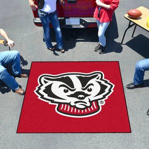 University of Wisconsin Mascot Tailgater Mat - 59.5’’ x 94.5’’ - College Tailgater Mat