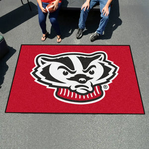 University of Wisconsin Mascot Ulti-Mat - 59.5’’ x 94.5’’ - College Ulti-Mat