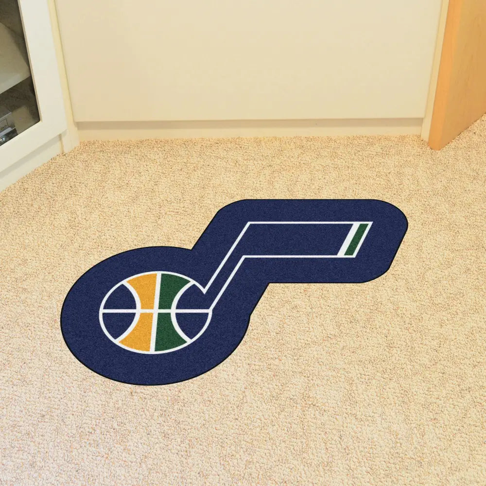 Utah Jazz Mascot Mat - 36’’ x 26.3’’ - NBA Mascot Mat