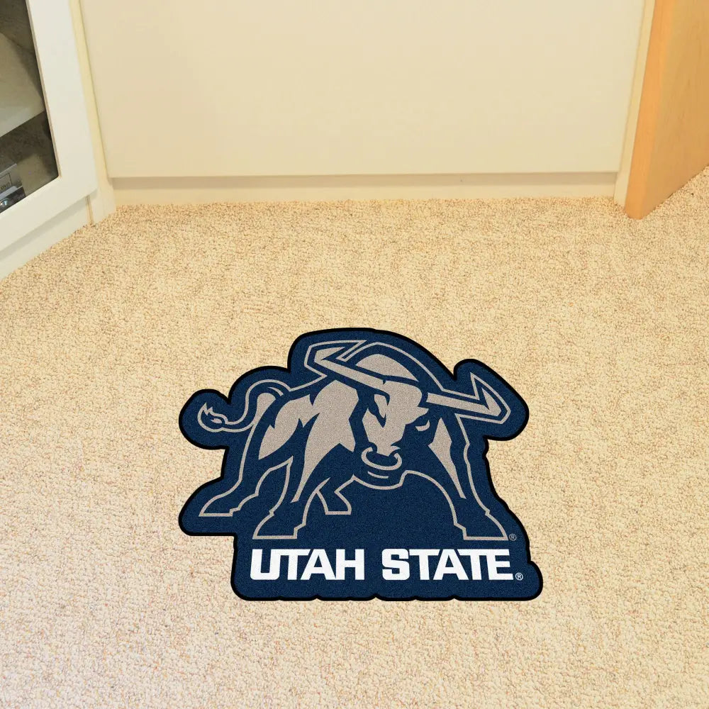 Utah State University Mascot Mat - 30’’ x 30.4’’ - College Mascot Matt