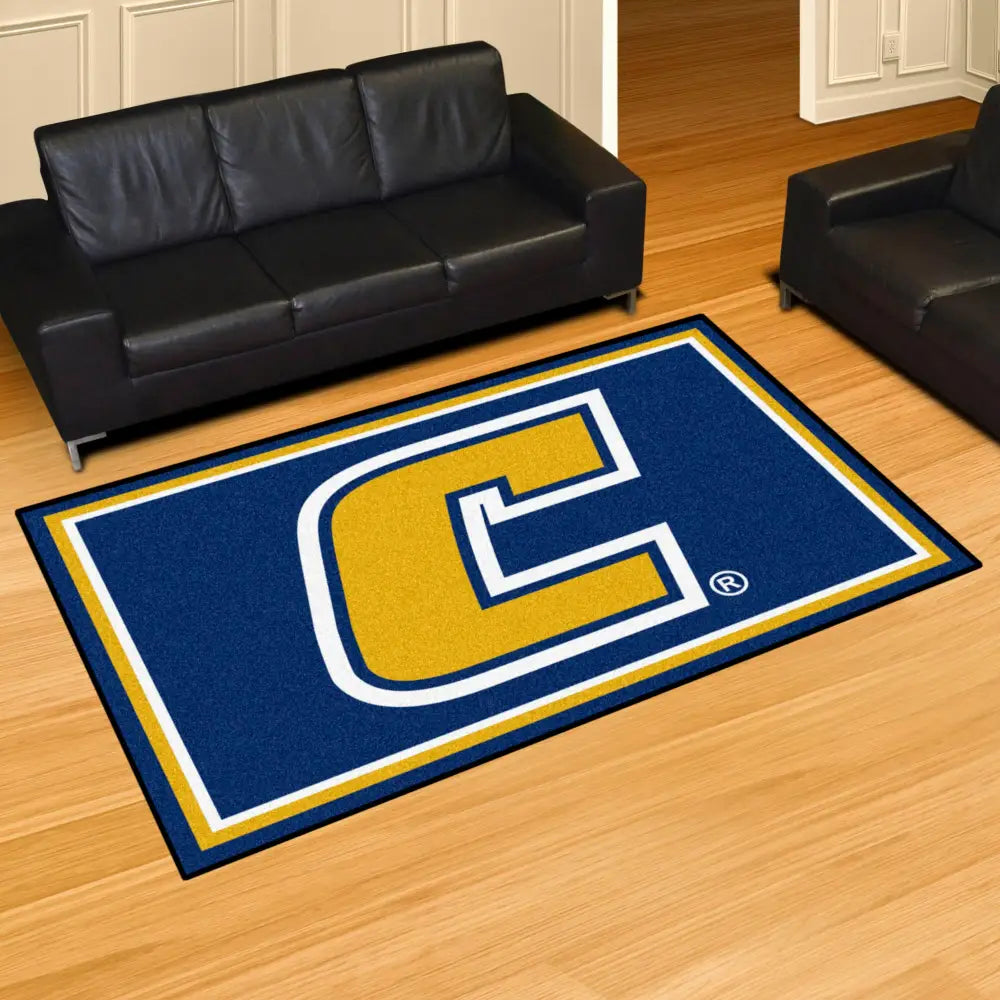 UTC - University of Tennessee Chattanooga Plush Rug  College Area Rug - Fan Rugs