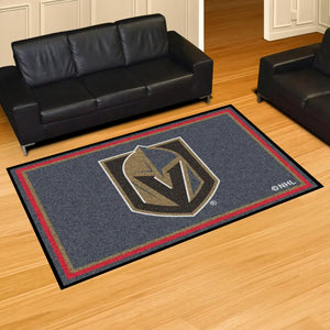 Vegas Golden Knights Plush Rug  NHL Area Rug - Fan Rugs