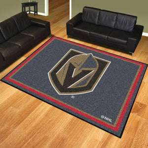 Vegas Golden Knights Plush Rug  NHL Area Rug - Fan Rugs