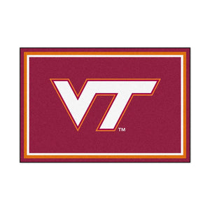 Virginia Tech Plush Rug - College Area Rug