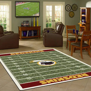 Washington Redskins NFL Football Field Rug  NFL Area Rug - Fan Rugs