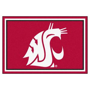 Washington State University Plush Rug - College Area Rug