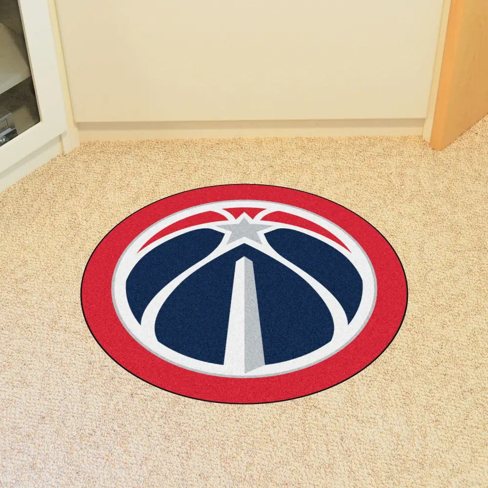 Washington Wizards Mascot Mat - 36’’ x 36’’ - NBA Mascot Mat