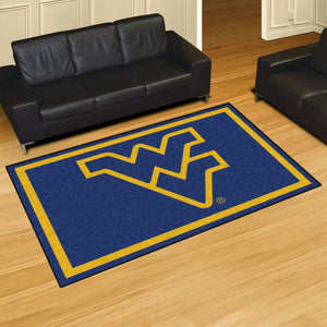 West Virginia University Plush Rug  College Area Rug - Fan Rugs