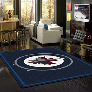 Winnipeg Jets NHL Team Spirit Rug  NHL Area Rug - Fan Rugs