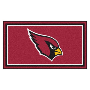 Arizona Cardinals Plush Rug  NFL Area Rug - Fan Rugs