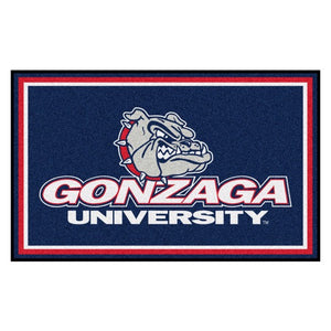Gonzaga University Plush Rug  College Area Rug - Fan Rugs