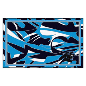 Carolina Panthers X-Fit 4x6 Plush Rug  NFL Area Rug - Fan Rugs