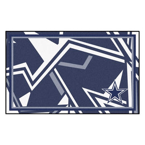Dallas Cowboys X-Fit 4x6 Plush Rug  NFL Area Rug - Fan Rugs