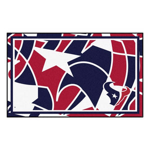 Houston Texans X-Fit 4x6 Plush Rug  NFL Area Rug - Fan Rugs