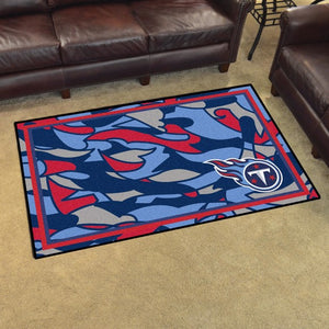 Tennessee Titans X-Fit 4x6 Plush Rug  NFL Area Rug - Fan Rugs