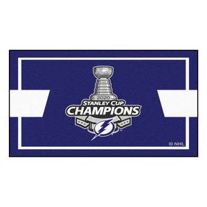 Tampa Bay Lightning 2020 Stanley Cup Champions 3x5 Plush Rug  NFL Area Rug - Fan Rugs