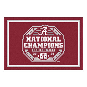 University of Alabama National Champions 2020-2021 Plush Rug