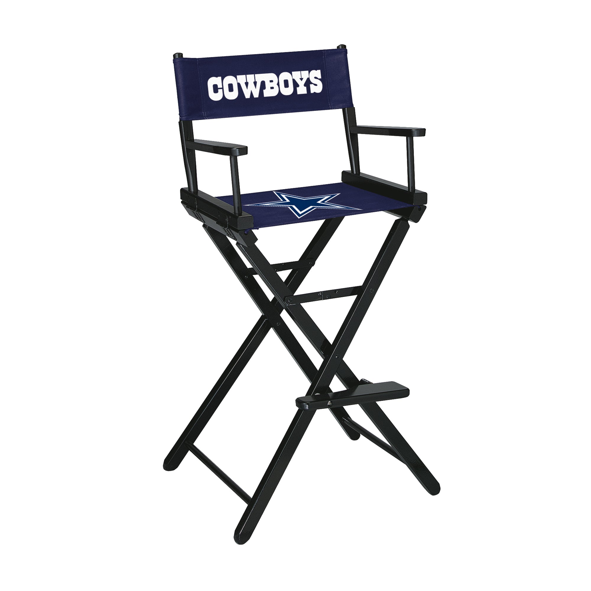 Dallas Cowboys Bar Height Directors Chair