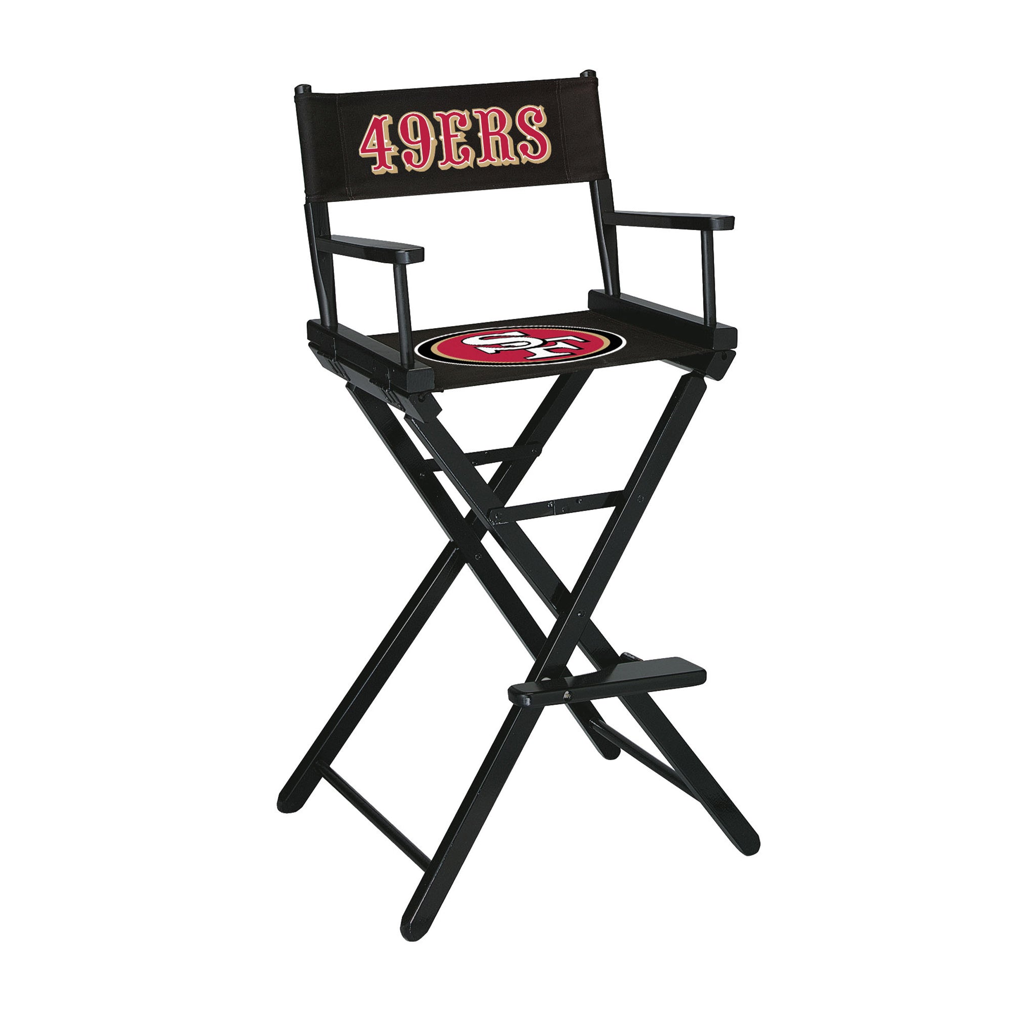 San Francisco 49ers Bar Height Directors Chair
