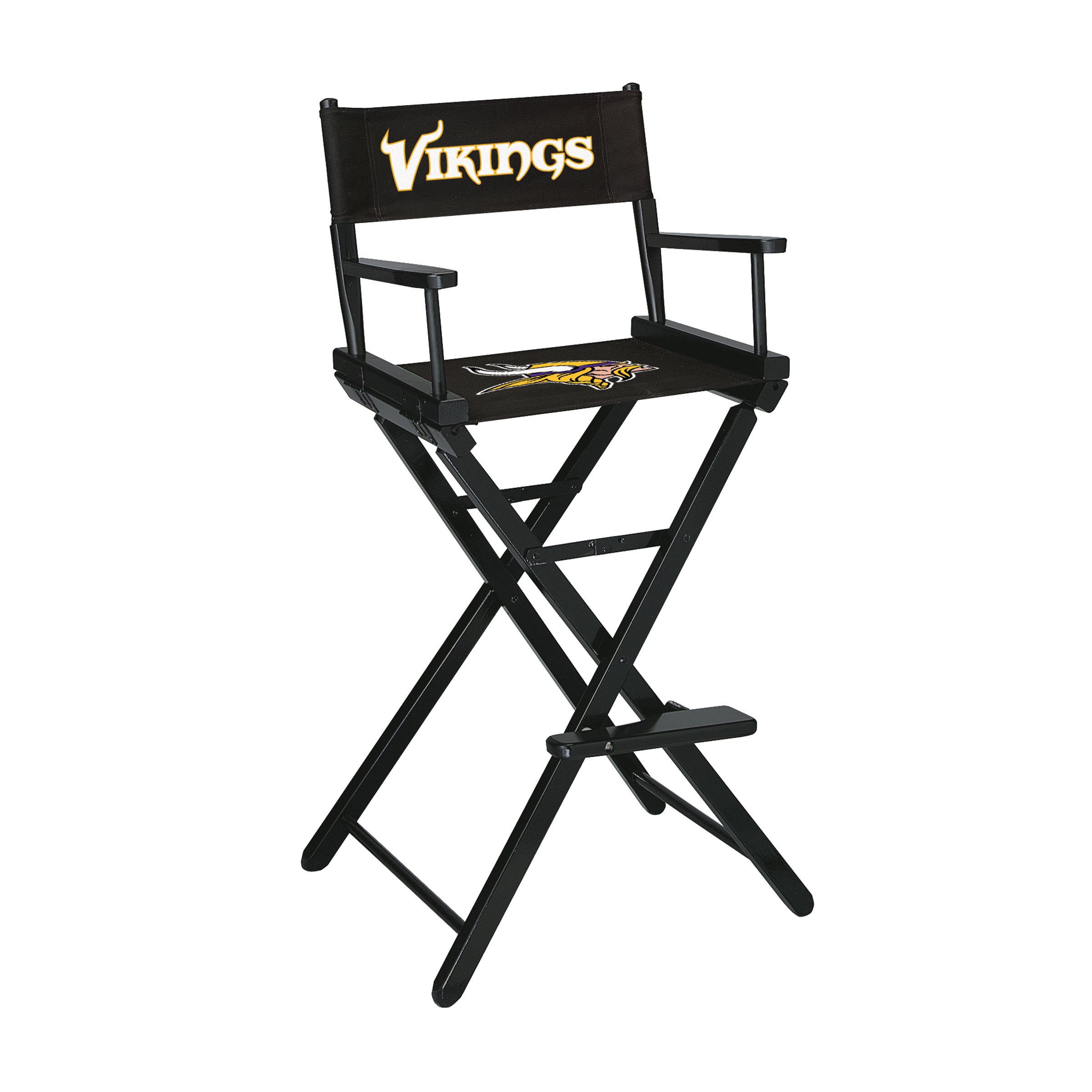 Minnesota Vikings Bar Height Directors Chair - Fan Rugs