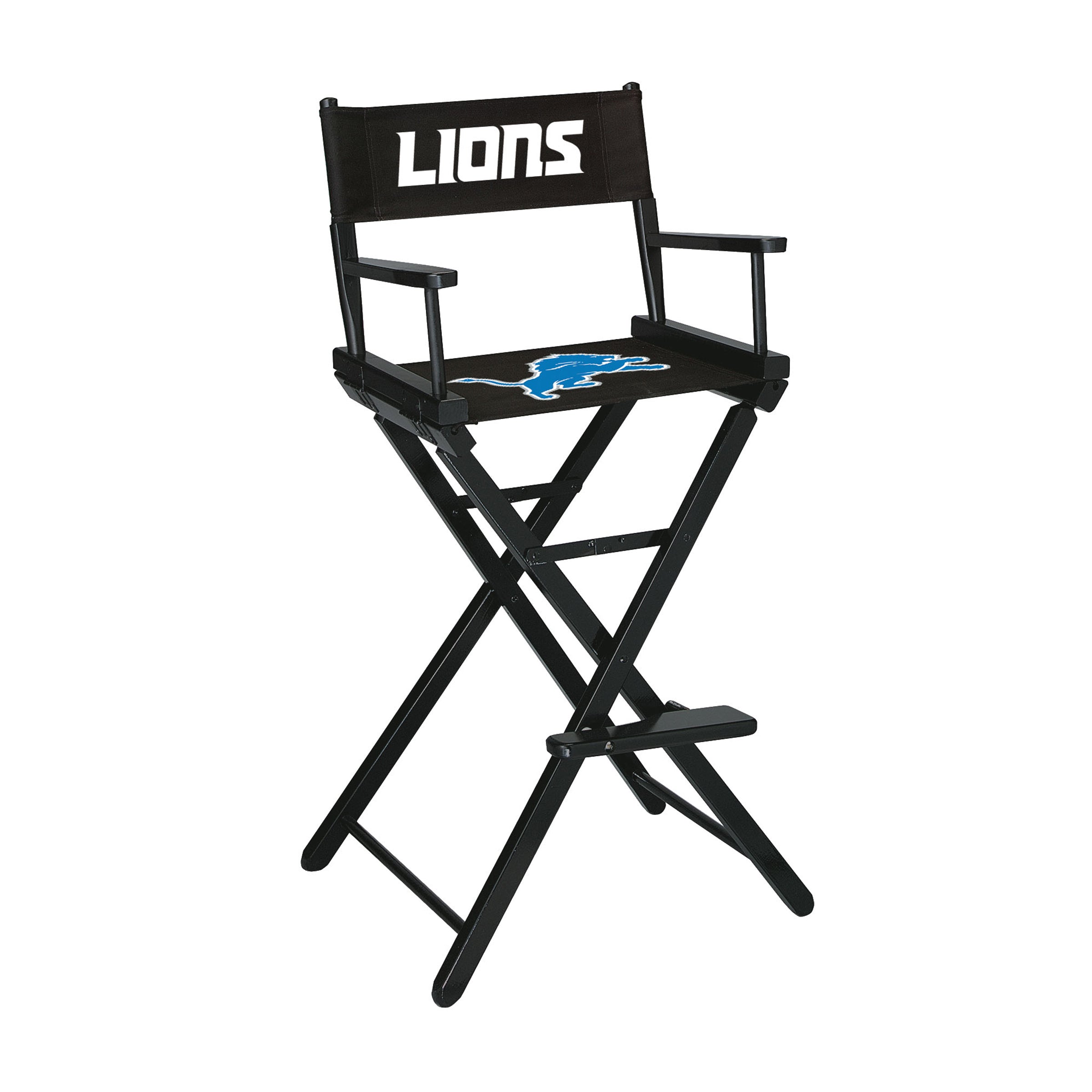 Detroit Lions Bar Height Directors Chair - Fan Rugs