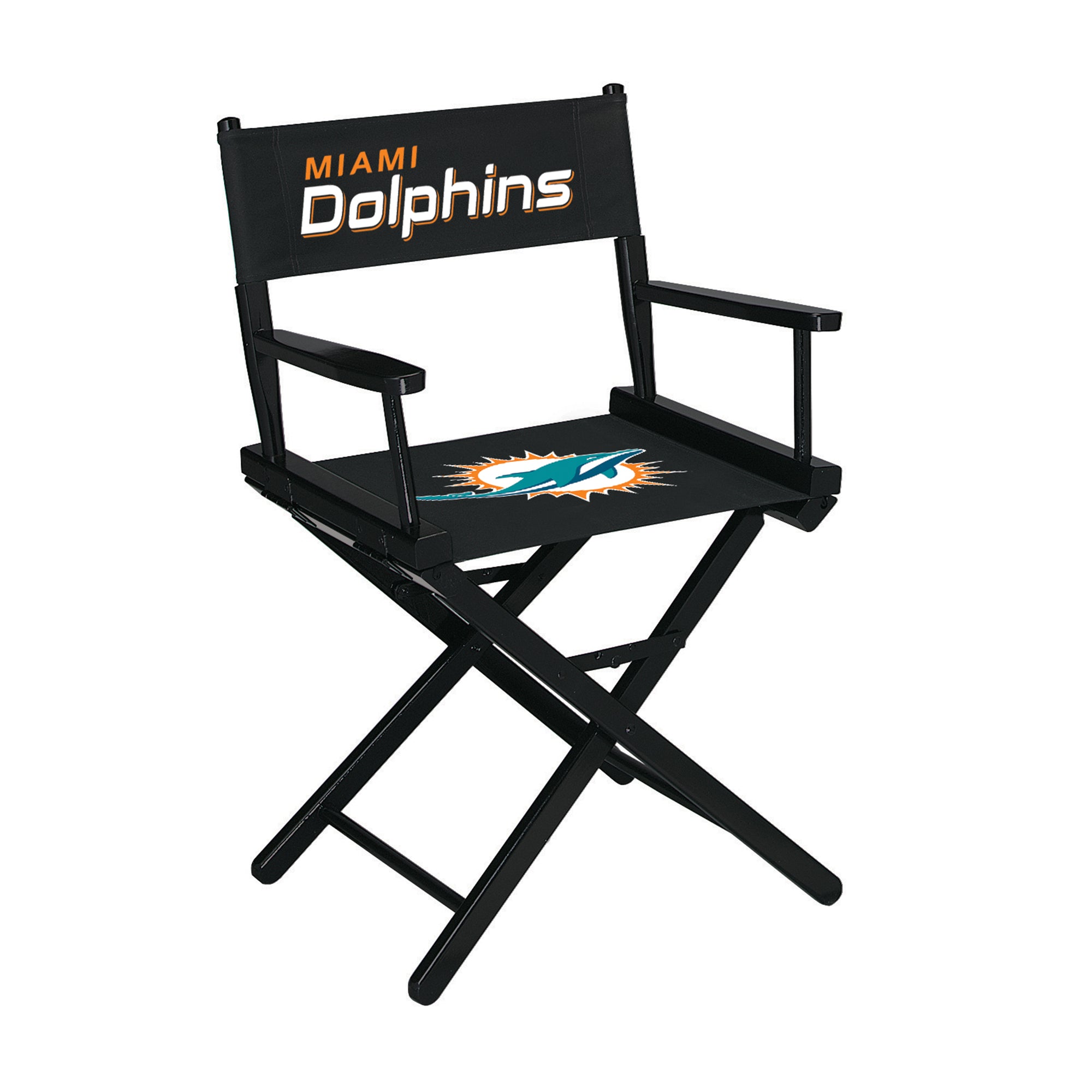 Miami Dolphins Table Height Directors Chair