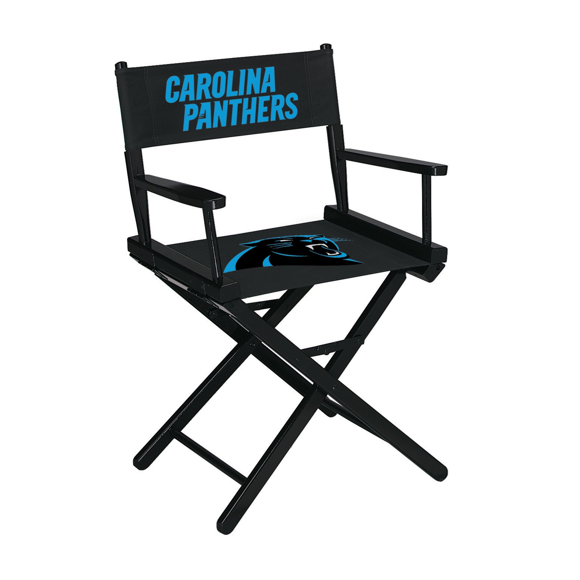 Carolina Panthers Table Height Directors Chair