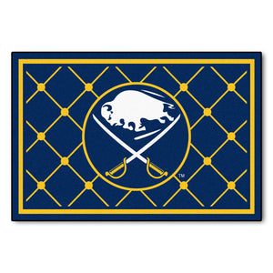 Buffalo Sabres Plush Rug  NHL Area Rug - Fan Rugs