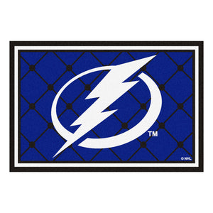 Tampa Bay Lightning Plush Rug  NHL Area Rug - Fan Rugs