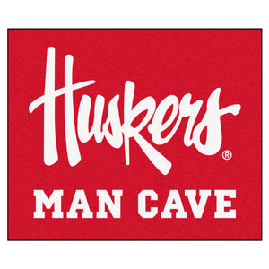 University of Nebraska Huskers Man Cave Tailgater Mat