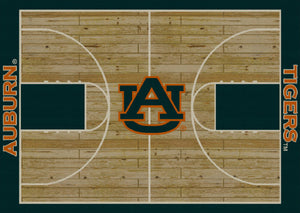 Auburn University Basketball Court Rug  College Area Rug - Fan Rugs