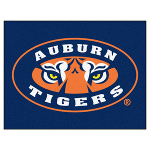 Auburn University All Star Mat - Mascot Logo  college all star mat - Fan Rugs